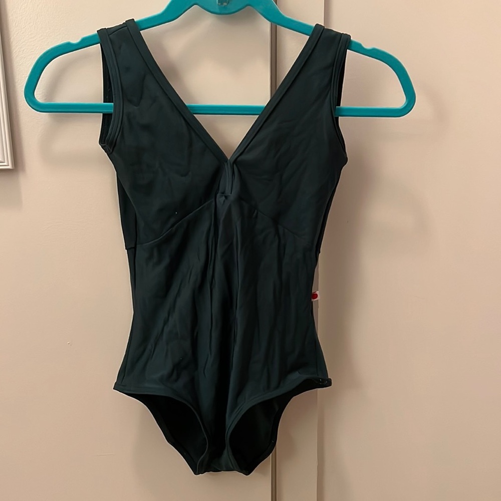 Forest Green Yumiko Alicia leotard